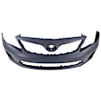 2011 Toyota Corolla - Front Primed Bumper Cover, North America Built Vehicle, White Glove Delivery, CAPA Certified