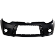 8175AC-87Q-0 Front Primed Bumper Cover, White Glove Premium Unfolded Delivery,  Without Chrome Grille Molding, Except S Models CAPA Certified