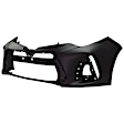 2017 Toyota Corolla - Front Primed Bumper Cover, CAPA Certified