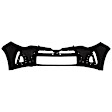 2017 Toyota Corolla - Front Primed Bumper Cover, CAPA Certified