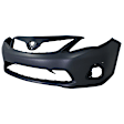 2011 Toyota Corolla - Front Primed Bumper Cover, Japan Built Vehicle, White Glove Delivery, CAPA Certified