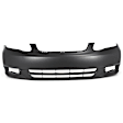 2003 Toyota Corolla - Front Primed Bumper Cover,  For Models Without Spoiler, Sedan, White Glove Delivery, CAPA Certified