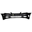 2003 Toyota Corolla - Front Primed Bumper Cover,  For Models Without Spoiler, Sedan, White Glove Delivery, CAPA Certified