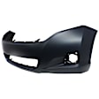 8195-87-0 Front Primed Bumper Cover, White Glove Premium Unfolded Delivery,  Without Parking Aid Sensor Holes and Hid Headlights
