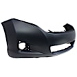 8195-87-0 Front Primed Bumper Cover, White Glove Premium Unfolded Delivery,  Without Parking Aid Sensor Holes and Hid Headlights