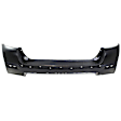 8211A-89-0 Rear, Primed Upper, Lower Textured  Bumper Cover, White Glove Premium Unfolded Delivery