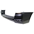 8211A-89-0 Rear, Primed Upper, Lower Textured  Bumper Cover, White Glove Premium Unfolded Delivery
