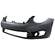 9502-87-0 Front Primed Bumper Cover, White Glove Premium Unfolded Delivery,  Except R-Line Model
