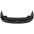 2003 Volkswagen Jetta - Rear Primed Bumper Cover,  4th Generation, 1999-2005 Body Style, Without Built-In Bumper Molding, Sedan, White Glove Delivery
