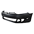 9526-87Q-0 Front Primed Bumper Cover, White Glove Premium Unfolded Delivery, CAPA Certified, Hatchback