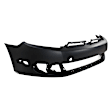9526-87Q-0 Front Primed Bumper Cover, White Glove Premium Unfolded Delivery, CAPA Certified, Hatchback