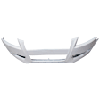 AUA5QU08-87-0 Front Primed Bumper Cover, White Glove Premium Unfolded Delivery,  Coupe/Convertible, For Models Without S-Line Package, Without Parking Aid Sensor Holes, With Headlight Washer Holes