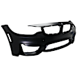 2020 BMW M4 - Front Primed Bumper Cover, For Models Without Headlight Washer Holes, White Glove Delivery, CAPA Certified