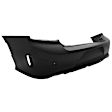 CHCHAR15C-89QU Rear Primed Bumper Cover, White Glove Premium Unfolded Delivery,  For Models With Park Assist System, CAPA Certified