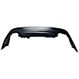 HOACCO18-89-0 Rear Primed Bumper Cover, White Glove Premium Unfolded Delivery