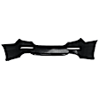 HOACCO18-89-0 Rear Primed Bumper Cover, White Glove Premium Unfolded Delivery