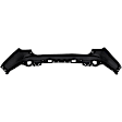 HOPILO16-89UQ-0 Rear, Upper Primed Bumper Cover 3.5L, 6Cyl, CAPA Certified