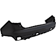 HOPILO16-89UQ-0 Rear, Upper Primed Bumper Cover 3.5L, 6Cyl, CAPA Certified