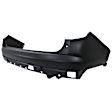 HOPILO16A-89UQ-0 Rear, Primed Upper Bumper Cover, White Glove Premium Unfolded Delivery, CAPA CERTIFIED