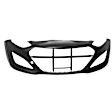 HYELAN16-87-0 Front Primed Bumper Cover, White Glove Premium Unfolded Delivery