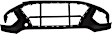 HYKONA18-87Q-0 Front, Upper Primed Bumper Cover
