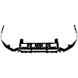 HYPALI20-87BQ-0 Front, Lower Primed Bumper Cover