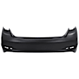 HYSONA15-89Q-0 Rear Primed Bumper Cover, White Glove Premium Unfolded Delivery, CAPA Certified