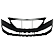 HYSONA15A-87Q-0 Front Primed Bumper Cover, White Glove Premium Unfolded Delivery, CAPA Certified