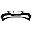 HYSONA15A-87Q-0 Front Primed Bumper Cover, White Glove Premium Unfolded Delivery, CAPA Certified