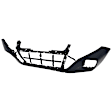 HYTUCS21A-87UQ-0 Front, Upper Primed Bumper Cover 2.5L, 4Cyl