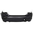 INQ5014-89-0 Rear Primed Bumper Cover, White Glove Premium Unfolded Delivery
