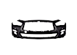 INQ5018A-87-0 Front Primed Bumper Cover 3.0L, 6Cyl, CAPA Certified