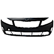 KIFORT17-87Q-0 Front Primed Bumper Cover, White Glove Premium Unfolded Delivery, CAPA Certified