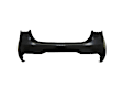 KIRIO18-89Q-0 Rear Primed Bumper Cover 1.6L, 4Cyl, CAPA Certified