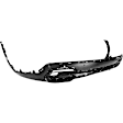 KISORE21-89DQ-0 Rear, Lower Textured Bumper Cover 2.5L, 4Cyl