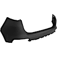 KISPOR20-89UQ-0 Rear Primed Bumper Cover, CAPA Certified