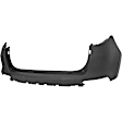 KISPOR20-89UQ-0 Rear Primed Bumper Cover, CAPA Certified