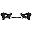 LXRX3516-87Q-0 Front Primed Bumper Cover, White Glove Premium Unfolded Delivery, CAPA Certified