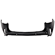 LXRX3523B-89Q-0 Rear, Upper Primed Bumper Cover CAPA Certified
