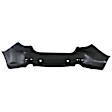 MA616-89Q-0 Rear Primed Bumper Cover Upper, Textured Bottom, Standard Type, White Glove Premium Unfolded Delivery, Sedan, CAPA CERTIFIED 