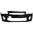 MILANC16-87-0 Front Primed Bumper Cover, White Glove Premium Unfolded Delivery
