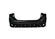 MIOUTL18-89-0 Rear Primed Bumper Cover