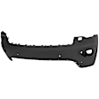 088F-87UQU Front, Upper Primed Bumper Cover CAPA Certified