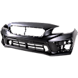 SUWRX17A-87-0 Front Primed Bumper Cover, White Glove Premium Unfolded Delivery