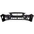 SUWRX17A-87-0 Front Primed Bumper Cover, White Glove Premium Unfolded Delivery