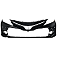 TOCAMR18-87Q-0 Front Primed Bumper Cover, White Glove Premium Unfolded Delivery, CAPA Certified