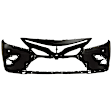 2018 Toyota Camry - Front Primed Bumper Cover, For Models Without TRD Package, With Front View Camera, White Glove Delivery
