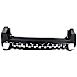TOHIGH17-89UQ-0 Rear, Primed Upper Bumper Cover, White Glove Premium Unfolded Delivery, CAPA CERTIFIED
