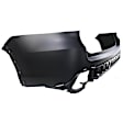 TOHIGH17-89UQ-0 Rear, Primed Upper Bumper Cover, White Glove Premium Unfolded Delivery, CAPA CERTIFIED