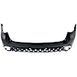 TOHIGH17-89UQ-0 Rear, Primed Upper Bumper Cover, White Glove Premium Unfolded Delivery, CAPA CERTIFIED